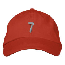 Bugs 7 embroidered baseball caps