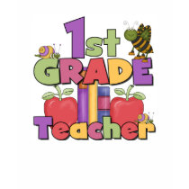 Bugs and Apples 1st Grade T-shirt
