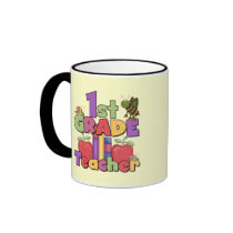 Bugs and Apples 1st Grade Tshirts and Gifts Coffee Mugs