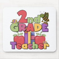 Bugs and Apples 2nd Grade mousepads by school_teacher Bugs and Apples 2nd Grade mousepads