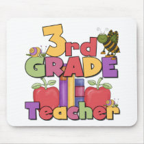 Bugs and Apples 3rd Grade Teacher mousepads by school_teacher Bugs and Apples 3rd Grade Teacher mousepads