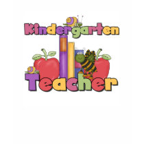Bugs and Apples Kindergarten Teacher t-shirts