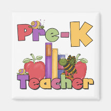 Bugs and Apples Pre-K Teacher Magnets
