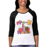 Bugs and Apples Pre-K Teacher Tshirts and Gifts