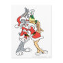 Bugs and Lola Mistletoe Kiss Post Card