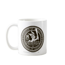 Bugs Bunney Bronx Bomber's Round Logo B/W Coffee Mugs