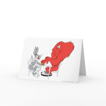 Bugs Bunny and Gossamer 2 Greeting Cards