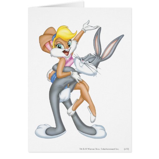 Bugs Bunny™ And Lola Bunny 2 Greeting Card Zazzle 