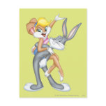Bugs Bunny and Lola Bunny 2 postcards