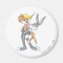 Bugs Bunny and Lola Bunny 2 Refrigerator Magnet