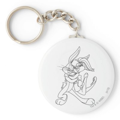 Bugs Bunny and Lola Bunny keychains