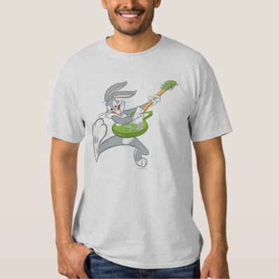 BUGS BUNNY? Rocking On Guitar Tee Shirt
