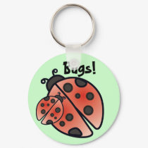BUGS by SHARON SHARPE keychains