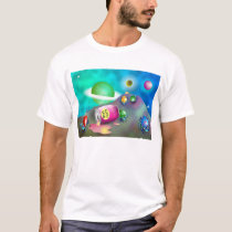 Bugs in Space t-shirts