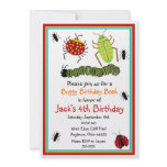 Bugs Insects Ladybugs Ants Birthday Invitations