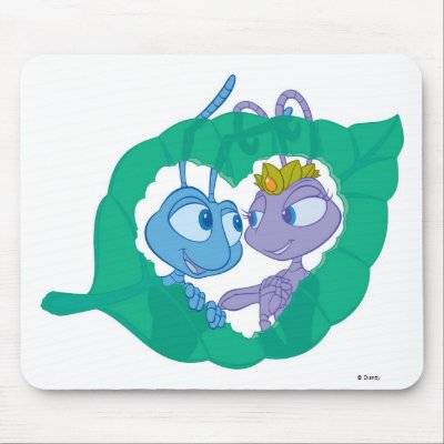 Bug's Life Flik And Princess Atta Disney mousepads