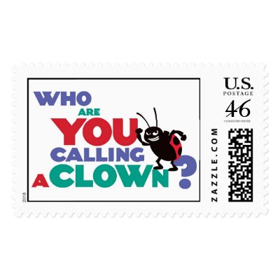 Bug's Life Francis "who are you calling a clown?" stamps