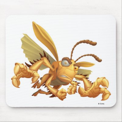 Bug's Life Hopper evil grasshopper flying grabbing mousepads