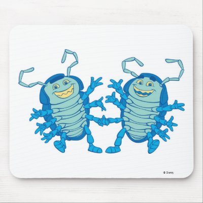 Bug's Life Tuck and Roll rollie pollies beetles mousepads
