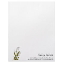 Bugs 'n' Blooms · Lily of the Valley Letterhead Design