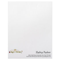 Bugs 'n' Blooms · Wordart Letterhead Design