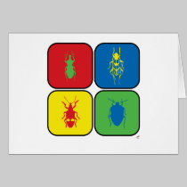 Bugs Pop Art cards