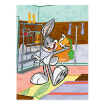 Bugs With Carrot Postcard