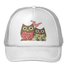Búhos del amor gorra