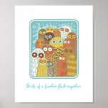 Búhos Poster