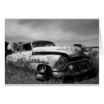 Buick in a Junkyard Greeting Card