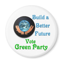 Build a Better Future Fridge Magnet