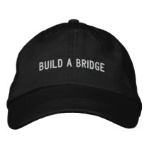 Build a bridge embroidered hats