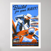 Build for your Navy! Posters