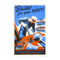 Build for your Navy! posters