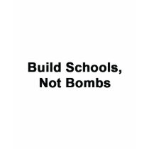 Build Schools, Not Bombs t-shirts
