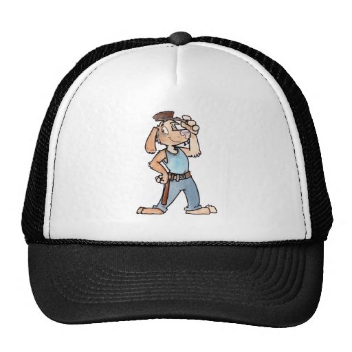 Builder Dog Trucker Hat Zazzle