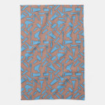 Builders DIY Tools Vector Pattern Hand Towel