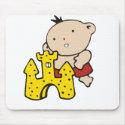 Building a Sand Castle mousepads by toddlersplace Building a Sand Castle mousepads