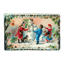 Building a Snowman  c.1890 posters