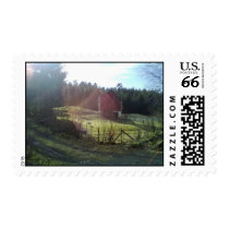 Building and Sheep Postage