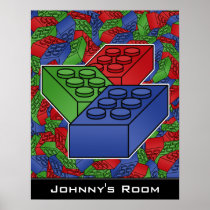 Building blocks Poster For a Kid's Room