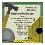 Building Fun Birthday Custom Invite