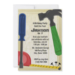 Building Party Personalized Invitation