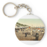 Building sand castles, Westerland, Sylt, Schleswig Keychain
