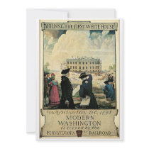 Building the First White House Travel Poster Custom Invitations