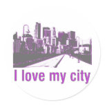 Buildings! I love my City design! Stickers