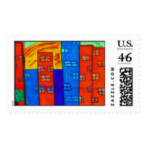 Buildings in N.Y.C postage by MedinaA42 Buildings in N.Y.C postage