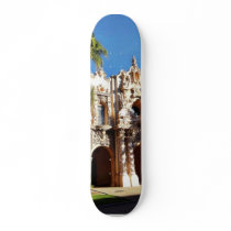 Buildings On The Prado In Balboa Park San Diego skateboards by lifesphere Buildings On The Prado In Balboa Park San Diego skateboards
