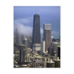 Buildings, view from top of Sears Tower, Chicago, Post Card
