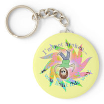 Built This Way Keychain
